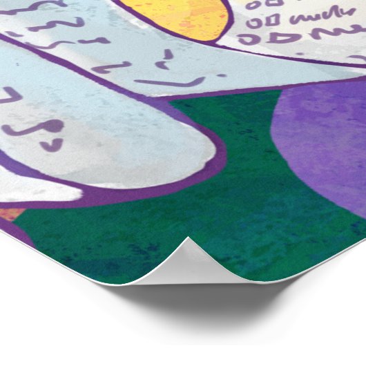 Karo es zweimal Santa Poster (Ecke)