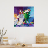 Karo es zweimal Santa Poster (Küche)