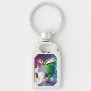 Karo es zweimal Santa Schlüsselanhänger