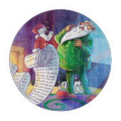 Karo es zweimal Santa Schneidebrett (Vorderseite)