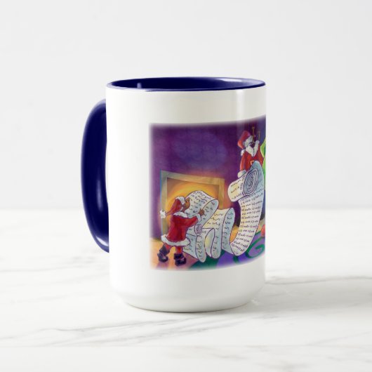 Karo es zweimal Santa Tasse (Vorderseite Links)