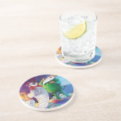 Karo es zweimal Santa Untersetzer (Seite)