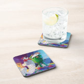 Karo es zweimal Santa Untersetzer (Rechte Seite)