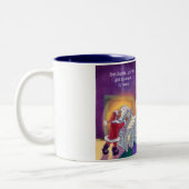 Karo es zweimal Santa Zweifarbige Tasse (Links)