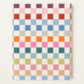 Karo - farbenfrohe Prüfmuster Planer (Rückseite)