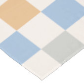 Karo - farbenfrohe Prüfmuster Tischdecke (Schrägansicht)
