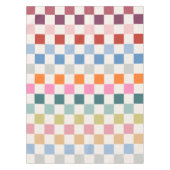 Karo - farbenfrohe Prüfmuster Tischdecke (Vorderseite)