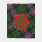 Karo-Fleece-Decke Merry & Bright Fleecedecke (Vorderseite)