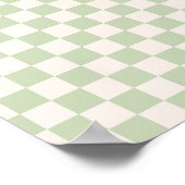 Karo für den grünen Karton Poster (Ecke)