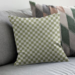 Karo für die eckigen Plätze auf der Karton-Seite Kissen<br><div class="desc">Die Plätze an der Tafel sind grün kariert. Minimalistisches Design der Karo.</div>