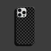 Karo für die schwarz-grauen karierten Quadrate auf iPhone Hülle