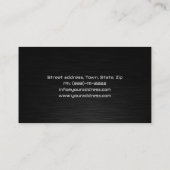 Karo für Reifendrucke und -waage Visitenkarte (Rückseite)