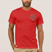 Karo Gesicht - Tick/Weiß. T-Shirt (Vorderseite)