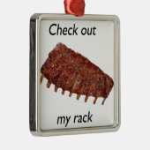 Karo heraus mein Gestell Ornament Aus Metall (Rechts)