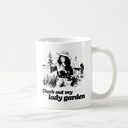KARO HERAUS MEINE DAME GARDEN - .PNG KAFFEETASSE (Rechts)