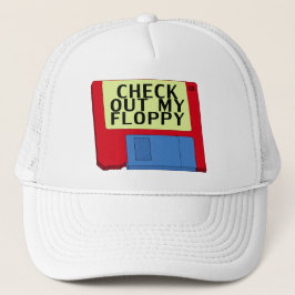 Karo heraus meine Diskette Truckerkappe