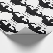 Karo heraus meine Gewehre Geschenkpapier (Ecke)