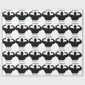 Karo heraus meine Gewehre Geschenkpapier (Flach)