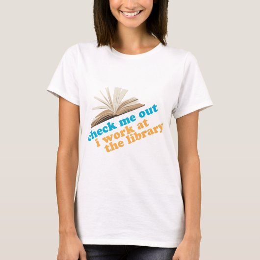 Karo ich, das ich an der Bibliothek ausarbeite T-Shirt (Vorderseite)