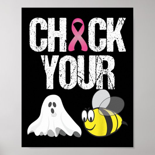 Karo Ihr Bienenstock Brustkrebs Halloween G Poster (Vorne)