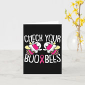 Karo Ihr Boo Bees Breast Cancer Awareness Warrio Karte (Gelbe Blume)