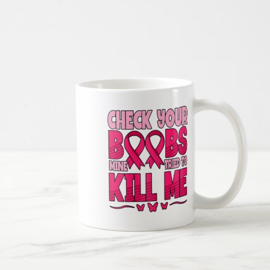 Karo Ihr Brustkrebs-Bewusstsein Kaffeetasse (Rechts)