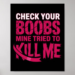 Karo Ihre Brust Mine versucht, mich zu töten Brust Poster