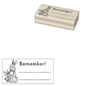 KARO IHRE ERINNERUNG BENJI RABBIT RUBBER BRIEFMARK GUMMISTEMPEL (Stempel)