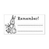 KARO IHRE ERINNERUNG BENJI RABBIT RUBBER BRIEFMARK GUMMISTEMPEL (Prägung)
