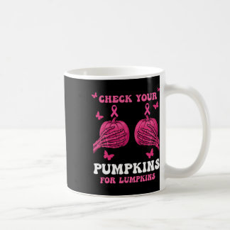 Karo Ihre Pumpkins Brustkrebs Bewusstsein Halbe Kaffeetasse