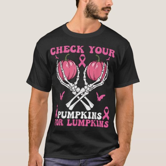 Karo Ihre Pumpkins Brustkrebs-Bewusstsein T-Shirt (Vorderseite)