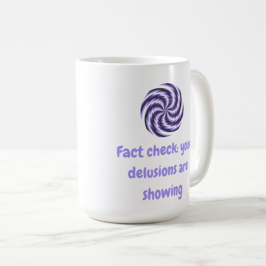 Karo: Ihre Wahnvorstellungen zeigen Kaffeetasse (VorderseiteRechts)