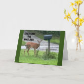 **KARO IHRER MAILBOX AM GEBURTSTAG** KARTE (Gelbe Blume)