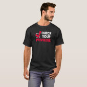 Karo Ihres Privilegs T-Shirt (Vorne ganz)
