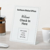 Karo in diesem Bereich Logo-QR-Code Sockelschild (In SItu)