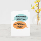 Karo in On Friend Funny Pandemic Gruß Karte (Gelbe Blume)