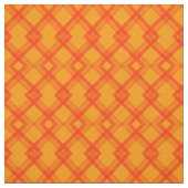 Karo in Rot, Orange und Creme Stoff (Muster)
