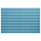 Karo-Kennzeichen aquamarin Stoff (Fat Quarter (45,7 x 55,9 cm))