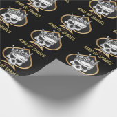 Karo König Geschenkpapier (Ecke)