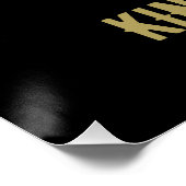 Karo-König Poster (Ecke)