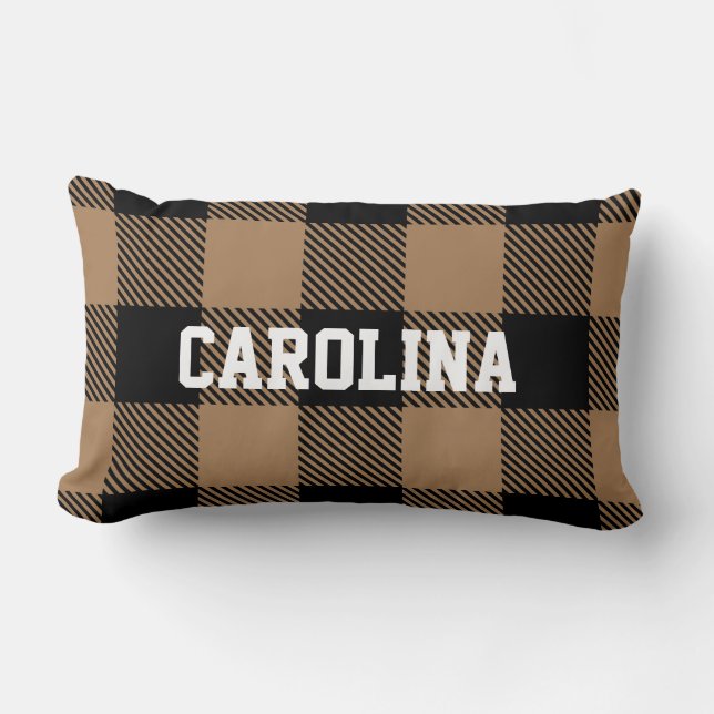 Karo Lendenkissen (Vorderseite)