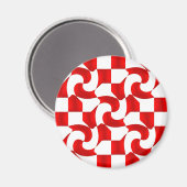 Karo Magnet (Vorderseite/Rückseite)
