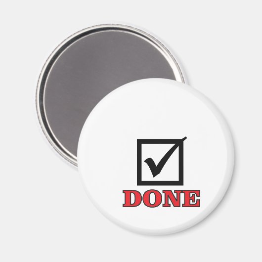 Karo Magnet (Vorderseite/Rückseite)