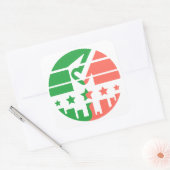 Karo Mark of Unity Quadratischer Aufkleber (Umschlag)