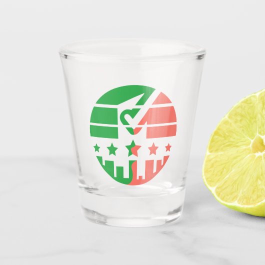 Karo Mark of Unity Schnapsglas (Vorderseite)