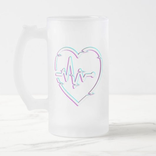 Karo Mattiert Glass Tasse (Links)