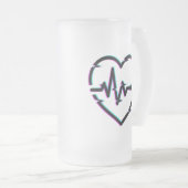 Karo Mattiert Glass Tasse (VorderseiteRechts)