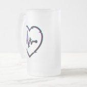 Karo Mattiert Glass Tasse (Vorderseite Links)