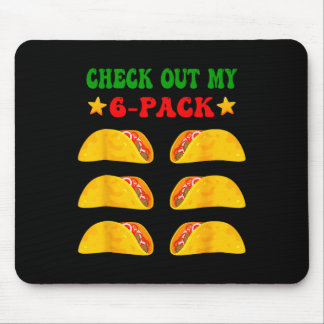 Karo mein 6-er-Paket mit Tacos für Cinco de Ma Mousepad