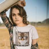 Karo Meowt, Funny Cat mit Sonnenbrille T - Shirt